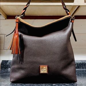 Dooney and Bourke Large Twisted Strap Hobo